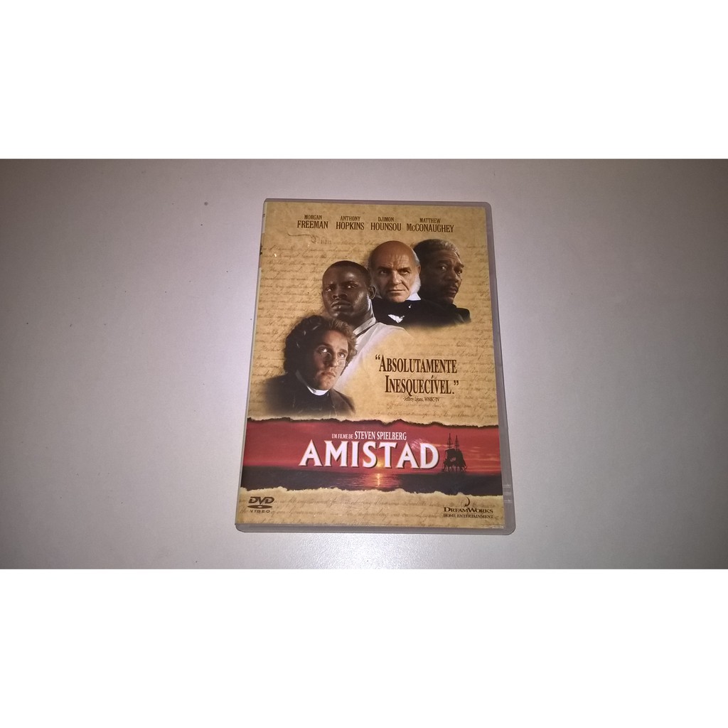DVD - Amistad Morgan Freeman Steven Spielberg