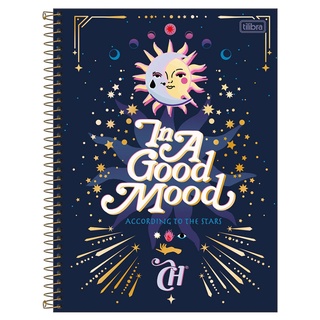 Caderno espiral capa dura universitário 1x1 80 folhas Capricho 2 Tilibra