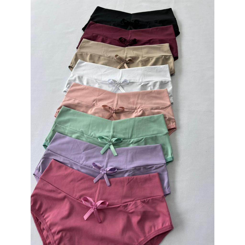 Kit 5 Calcinhas Cinta Cintura Alta Aperta Culote Reduz Medidas Adulto Feminina Lingerie Feminina