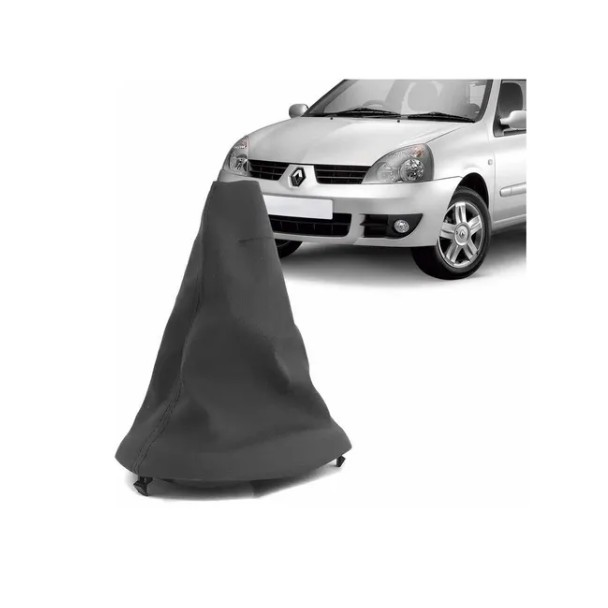 Coifa Alavanca Câmbio Cinza Com Base RENAULT Clio 1999 00 01 02 03 04 05 06 07 a 12 13 14 15  2016 em Oferta na Shopee
