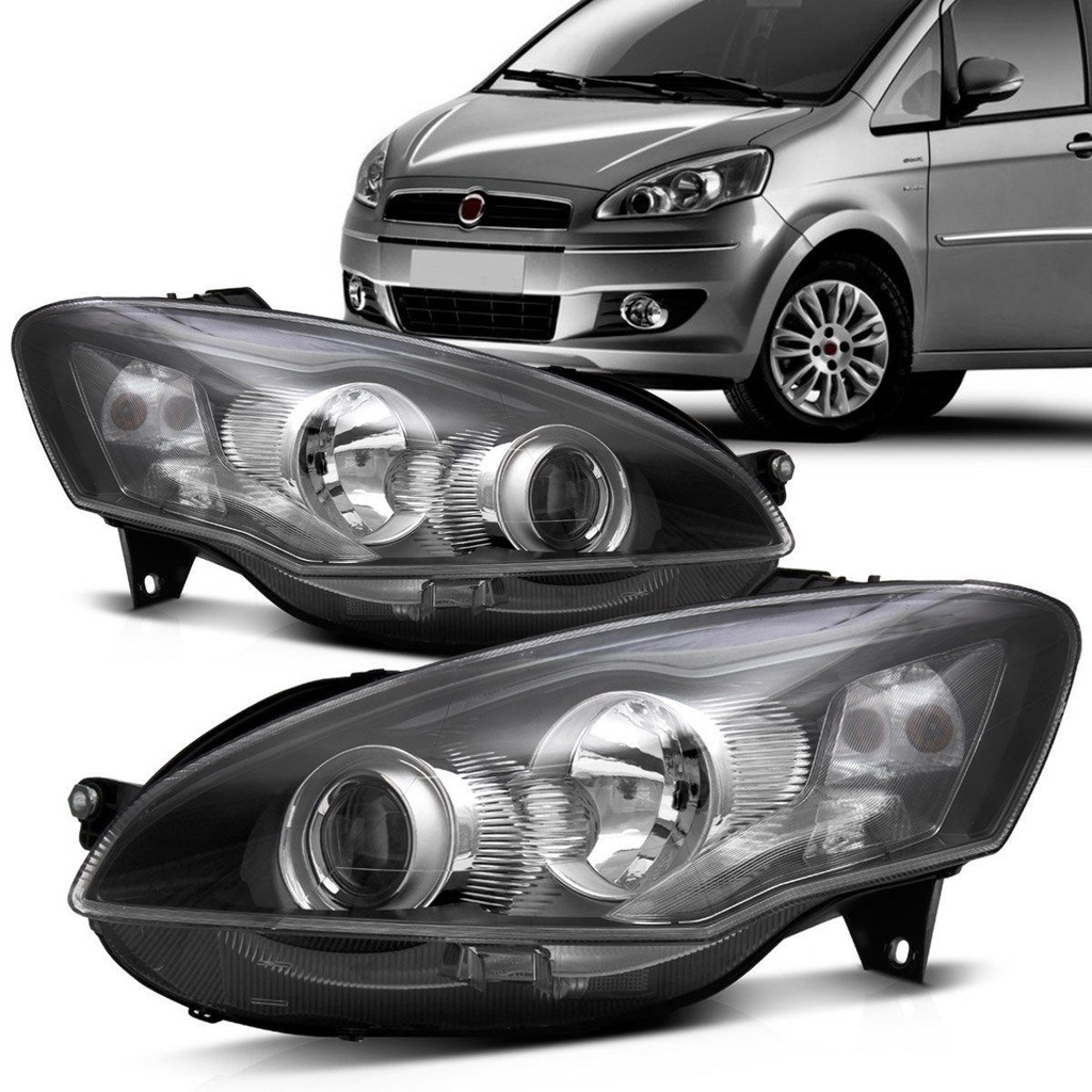 Farol Idea 2010 2011 2012 2013 Foco Duplo Máscara Negra em Oferta na Shopee