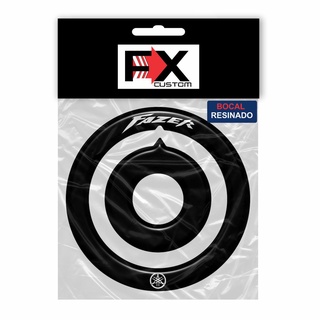 Adesivo Protetor Bocal Yamaha Fazer 250 150 Resinado Emborrachado Alto Relevo