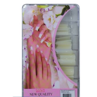 Tips Com 100 Unhas Curvatura C Natural ou Transparente VARIEDADES