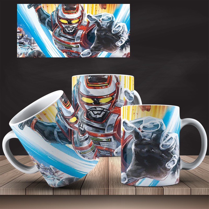 Caneca Porcelana Coleção Jaspion Mod 19