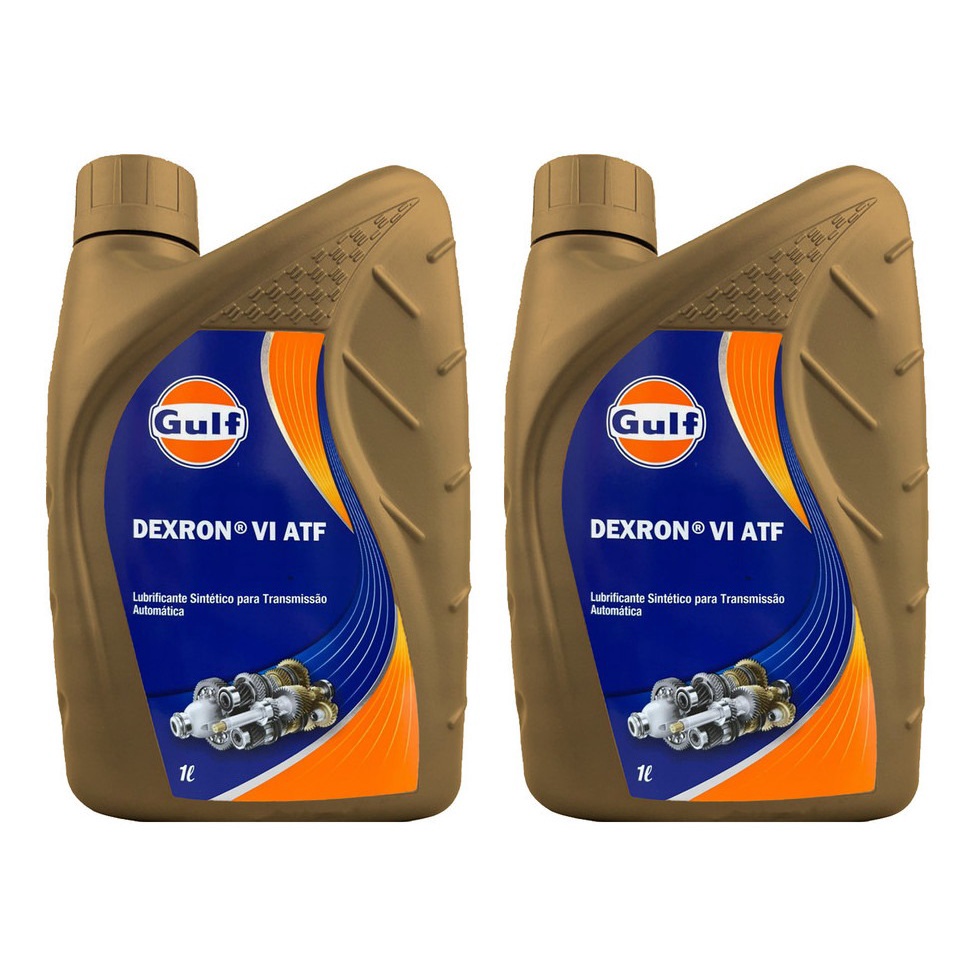 Kit 2 Gulf Dexron Vi Atf Sintetico Transmissao Automatica | Shopee Brasil