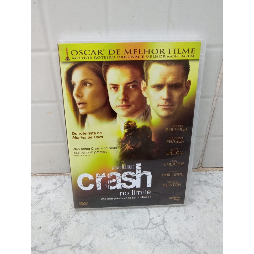 DVD filme Crash - No Limite - Sandra Bullock - Matt Dillon