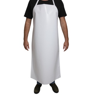 Avental Branco Higiênico Impermeável Açougue Peixaria Padaria Pizzaria Bar em Oferta na Shopee