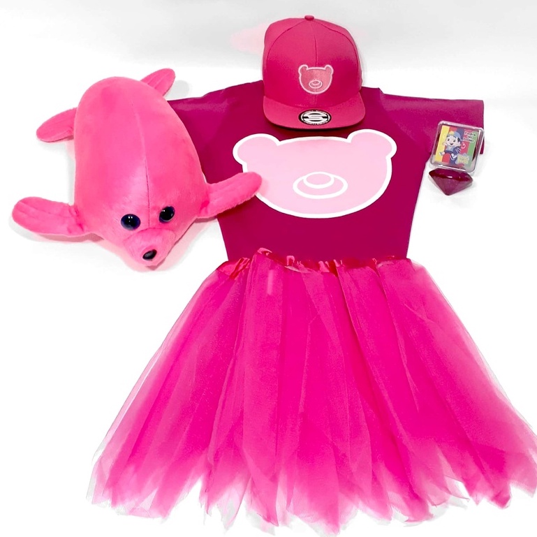 Kit Jessi Aventureira Rosa 5 Pçs - Pronta Entrega