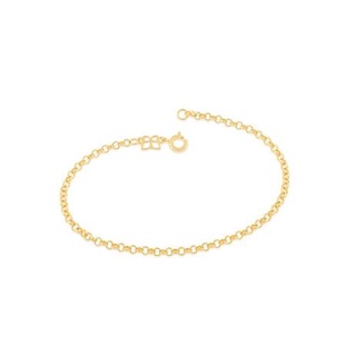 Pulseira Rommanel Fio Elo Português Folheada A Ouro 550426
