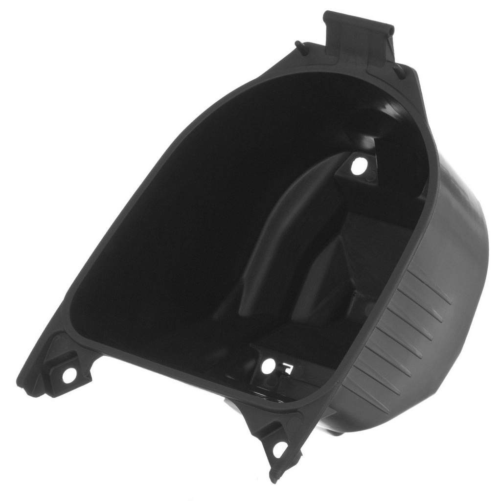 Porta Capacete Para Moto Bagageiro Modelo Original Cromo Forte Plástico Preto Honda Biz 100 125 Ks / Es / Ex 2011 A 2017