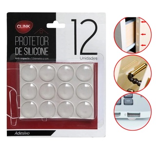 Protetor de Porta Batente Gota Silicone Adesivo Multiuso Móveis Vidro Protetor de Armário