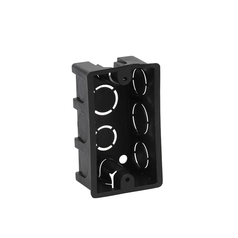 Caixinha de Luz 4x2 Preta Tomada Apagador Interruptor Plastico PVC Anti Chama Mondiale
