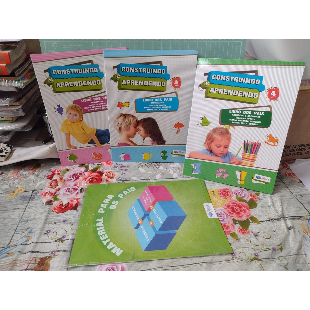 Construindo E Aprendendo 4 Anos Livro Dos Pais Novo 3 Livros educação infantil