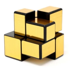 Mirror Blocks 2x2 QiYi Dourado Shape Mod Adesivado
