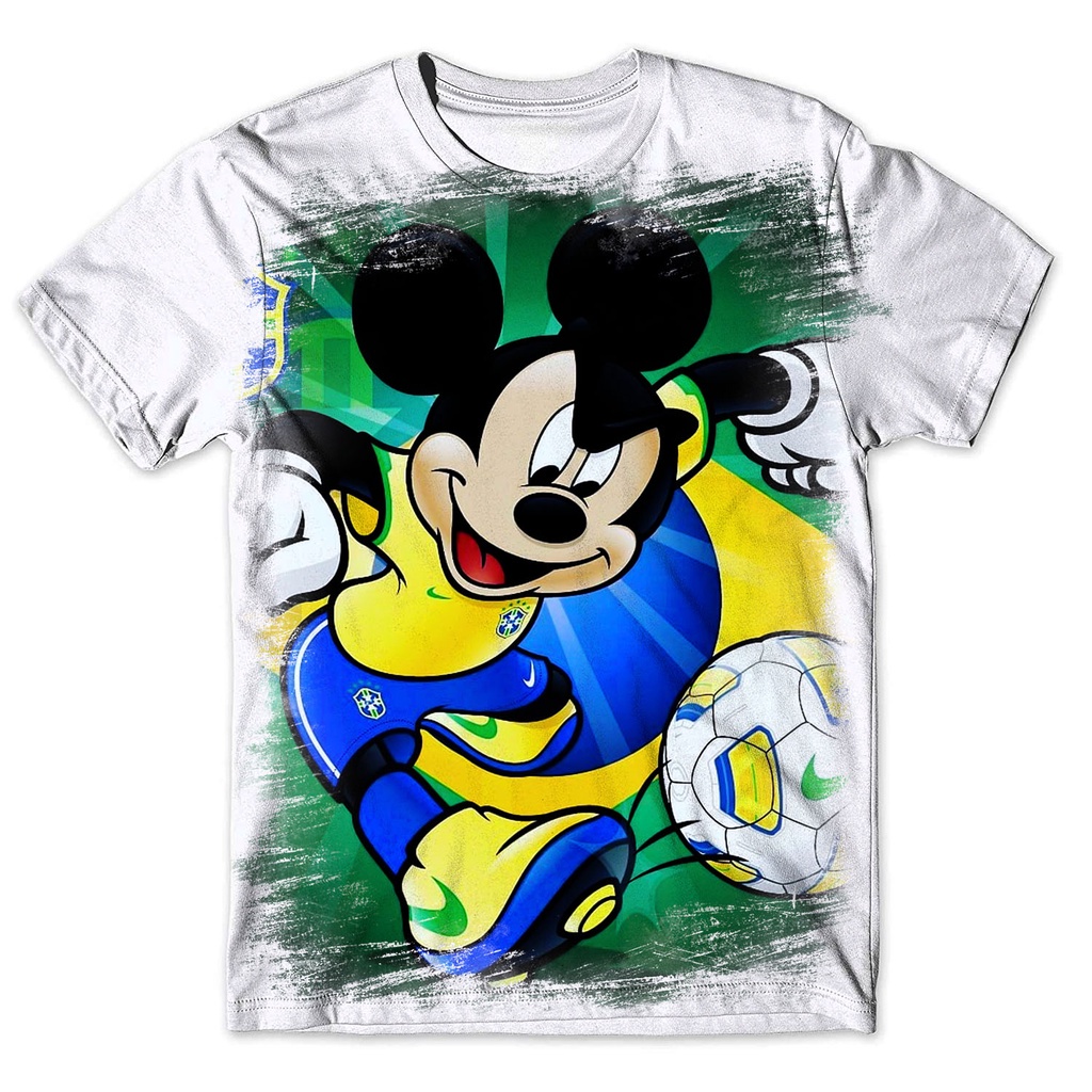 Road house wrench Disgraceful Camisa Camiseta Masculina Feminina Infantil Mickey Mouse Brasil | Shopee  Brasil