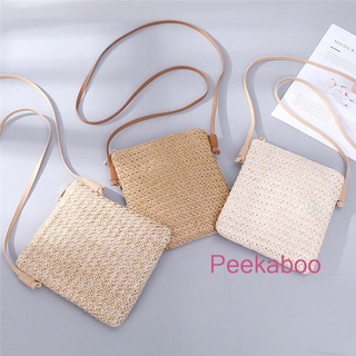 Palha De Malha Das Mulheres Pequeno Saco Do Mensageiro Para Viagem De Praia E O Uso Todos Os Dias Rattan Tecido Bolsa Tote