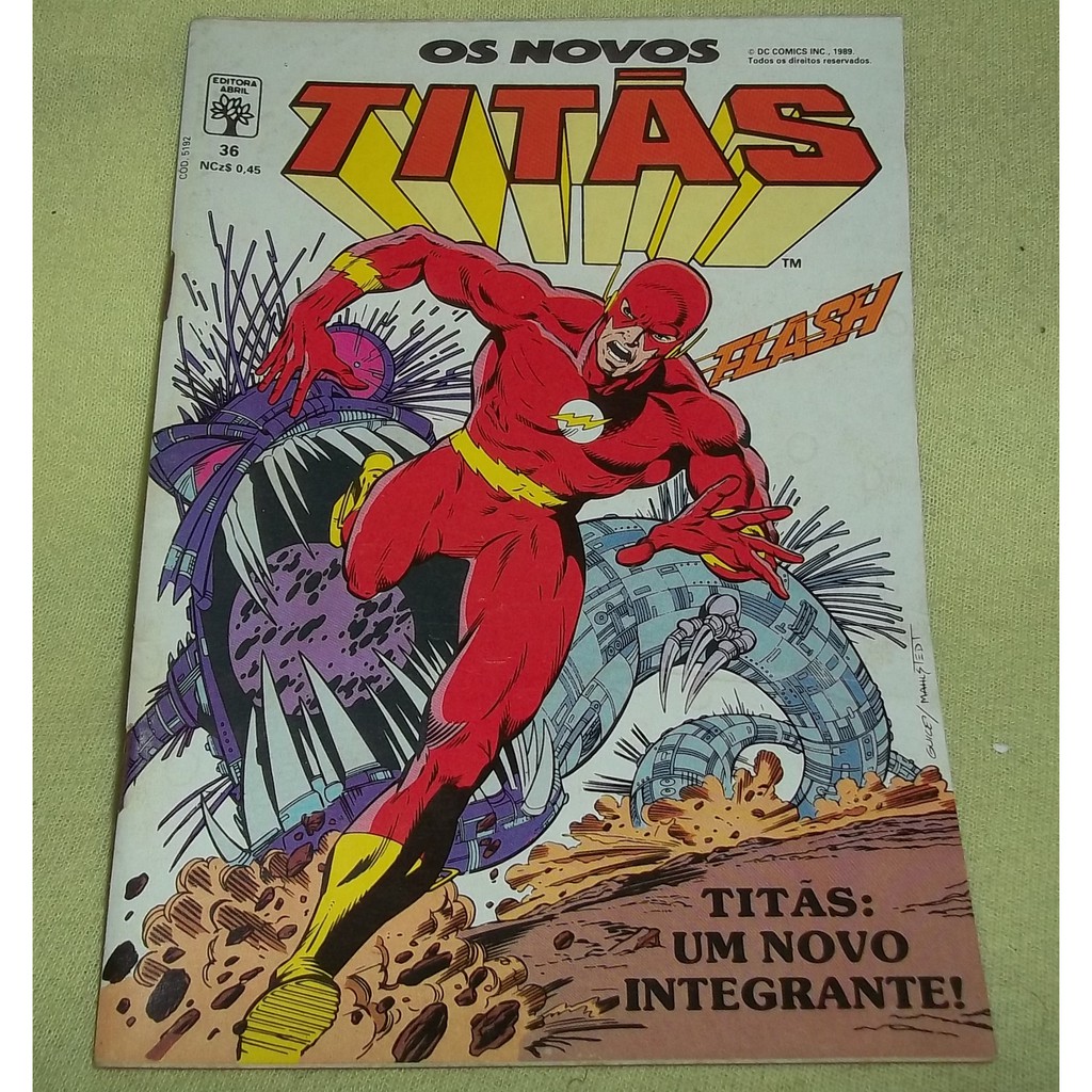 Gibi Novos Titâs nº 36 -  Março de 1989