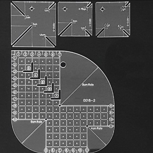 Kit 4 Réguas Gabarito Canto Mitrado Caixa de Leite Curvas Quadrados Patchwork - Acrílico Cristal em Oferta na Shopee