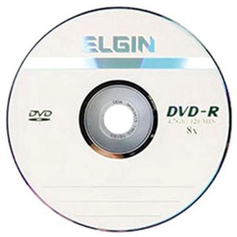 10 Dvd  Virgem Elgin Mídia Para Gravar Músicas Fotos Vídeos Arquivos Documentos 4,7 120 Min