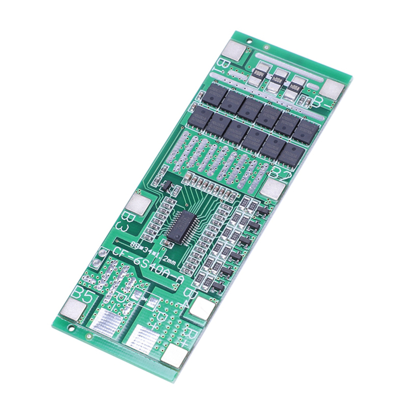 Módulo Pcb Com Bateria De Íon De Lítio Para scooter De Bicicleta Elétrica Equilibrada 6S 24V 40A solar 18650 Placa De Pr