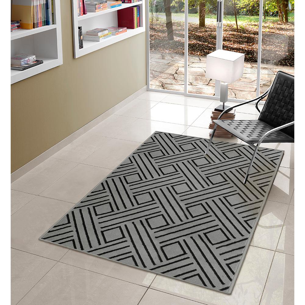 Tapete Sala Adana Geometrico 1,00x1,50 São Carlos - Home & Living