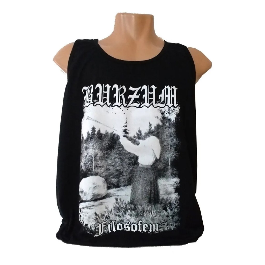 Camiseta Regata Burzum Filosofem Black Metal Camiseta Filosofem