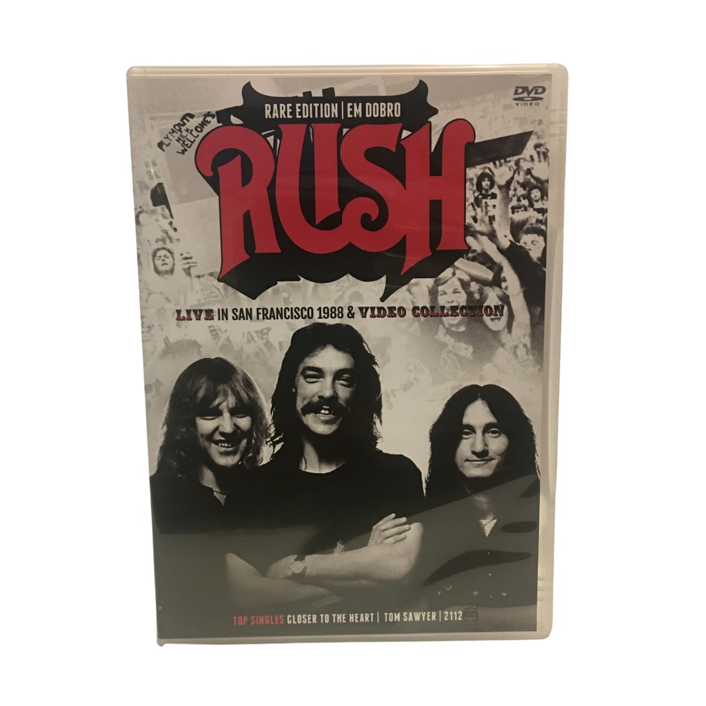 DVD RUSH LIVE IN SAN FRANCISCO 1988 / VIDEO COLLECTION