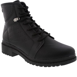 Bota Coturno Feminina Mississipi Perfuros Preto