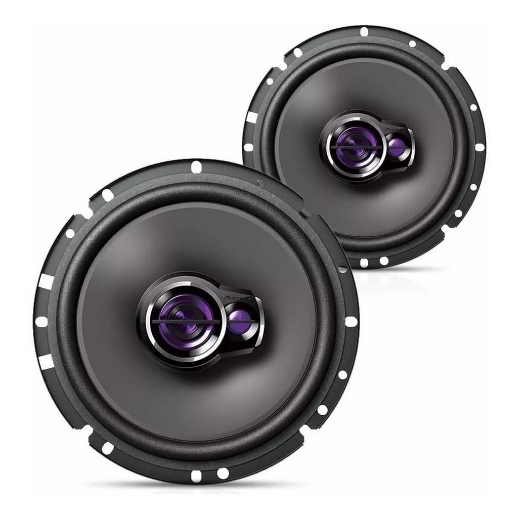 Par Alto Falante Pioneer Triaxial Ts-1760br 6' 200w Pmpo 3 Vias 50w Rms Top mais vendido do mercado
