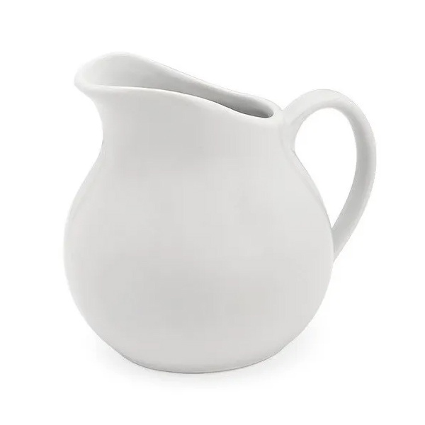1 Jarra GRANDE Leiteira 1300ml Porcelana Branca Café Chá Leite Cantinho do Café em Oferta na Shopee