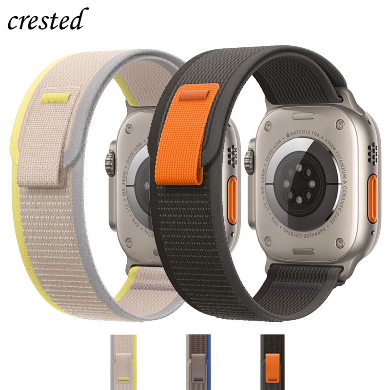 Pulseira Trail Loop Nylon Para apple watch band 44mm 40mm 45mm 49mm
