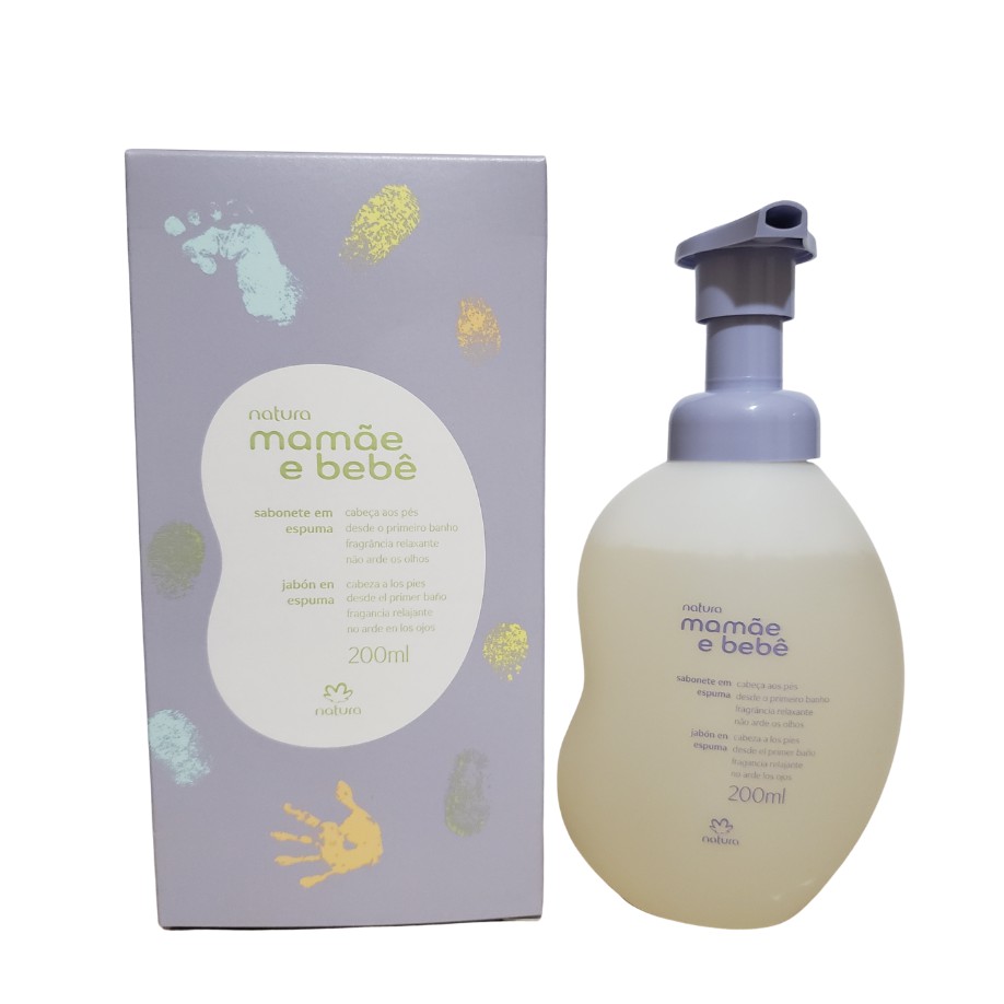 Sabonete Em Espuma Natura Mamae E Bebe 0ml Shopee Brasil