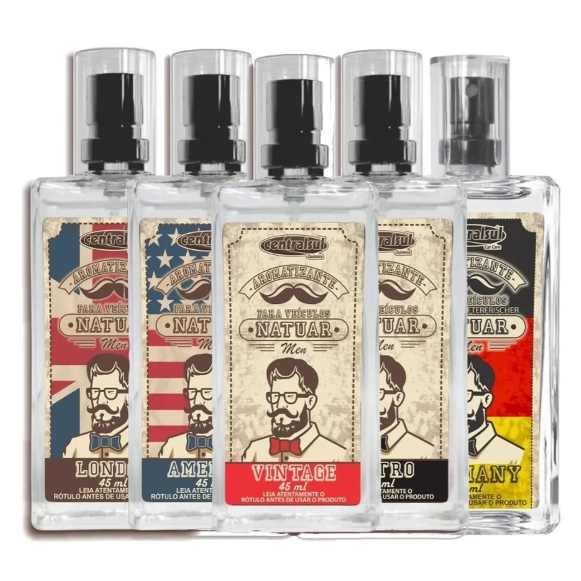 Aromatizante Natuar Men Spray Vintage - Centralsul 45ml