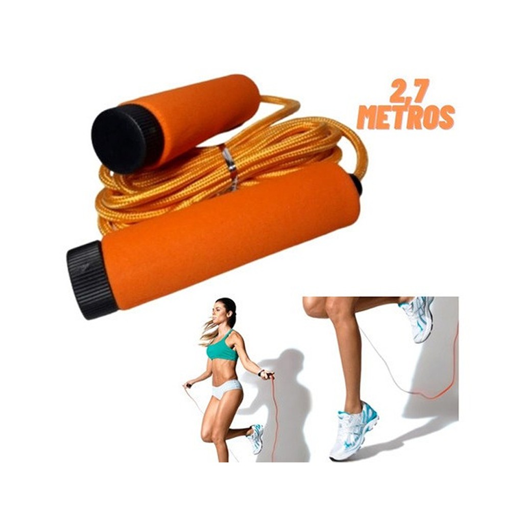 Corda De Pular Ajustavel Profissional Exercicio em casa Crossfit ...