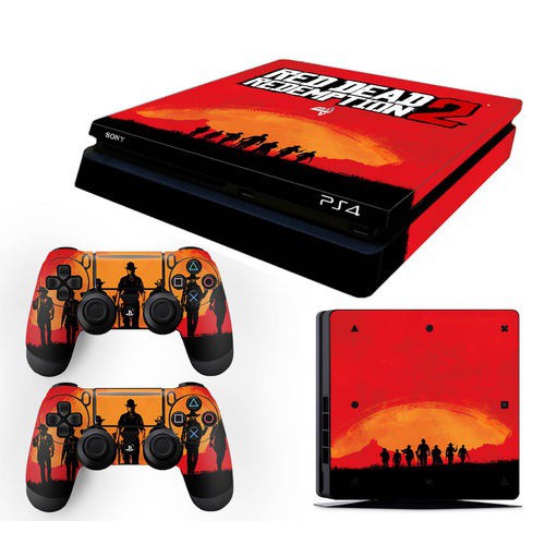 Skin PS4 Slim Red Dead Redemption 2
