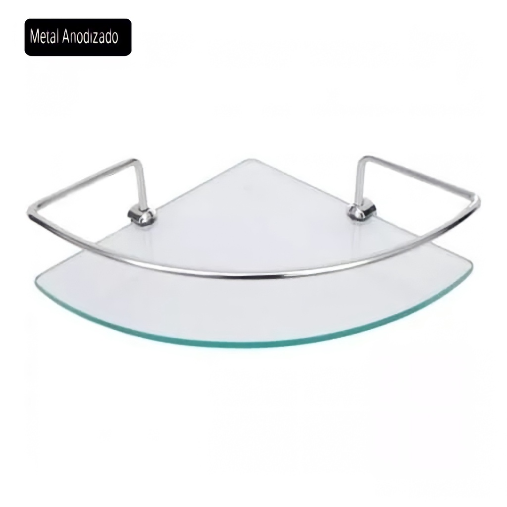 Porta Shampoo De Canto Com Vidro Temperado Incolor 6mm Para Banheiro em Oferta na Shopee