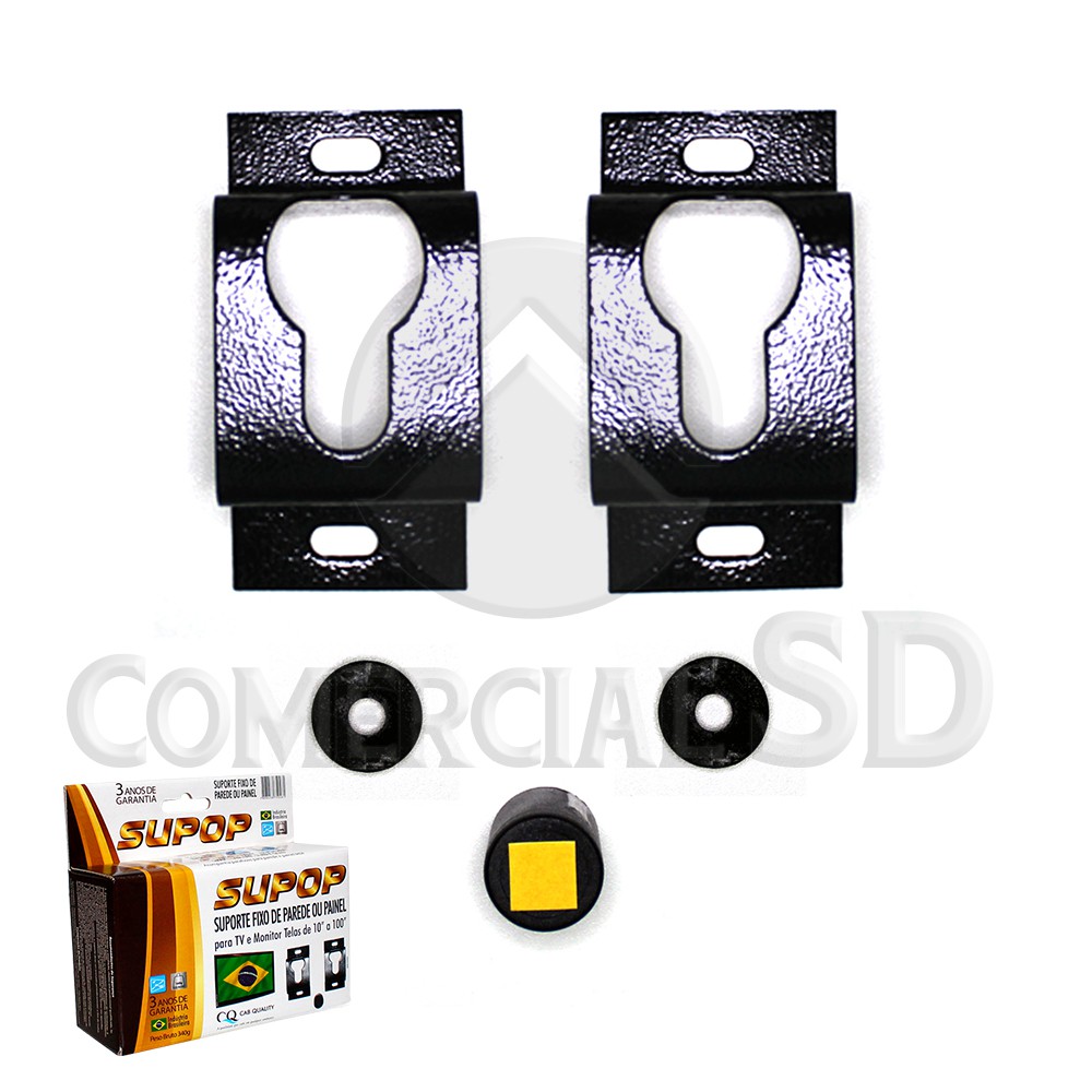 Suporte fixo para Tv de 10” a 100” polegadas para parede ou painel para Smart TV HD Samsung LED 32 polegadas
