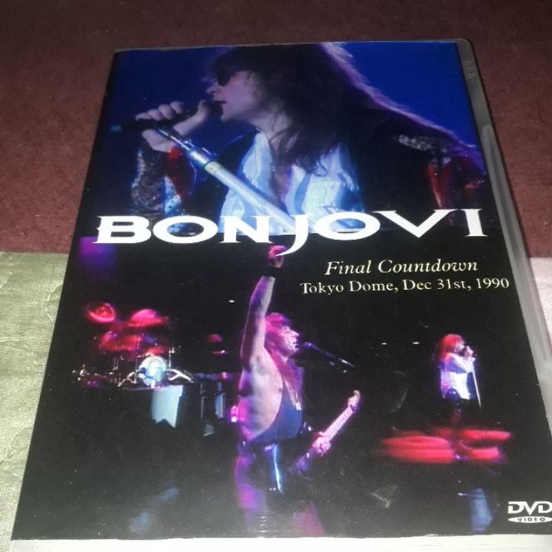 BON JOVI - DVDr + CDr FINAL COUNTDOWN 1990