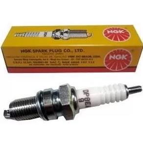 Vela De Ignição Ngk Dp8ea9 Cbx 750F Indy CB 450 DX ano 1988 CBR 450SR ano 1988  NX 350 Sahara XLX 350R  XLX 250R  CBX 200 Strada até 1999  NX 200 até 1999  XL 200  XR 200R até ano 1999  Cbx 150 Aero ano 1991  NX 150 ano 1991  CG 125 ano 1991  Titan 125