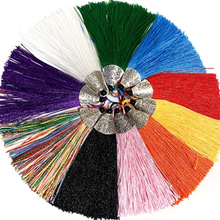 Tassel Franja, Pingente de seda - 3 PEÇAS - ótimo para japamala em Oferta na Shopee