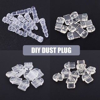 1/3 Pcs Protetor De Porta De Carregamento De Telefone Móvel/Plugue De Fone De Ouvido Transparente Resistente Ao Desgaste/Acessórios Para Celular Universal Pó Com Furo/Tipo C & Android