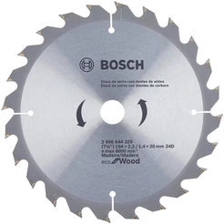 Disco de Serra 184mm p/ Madeira Bosch 24 Dentes Widea Eco for Wood - 7.1/4"