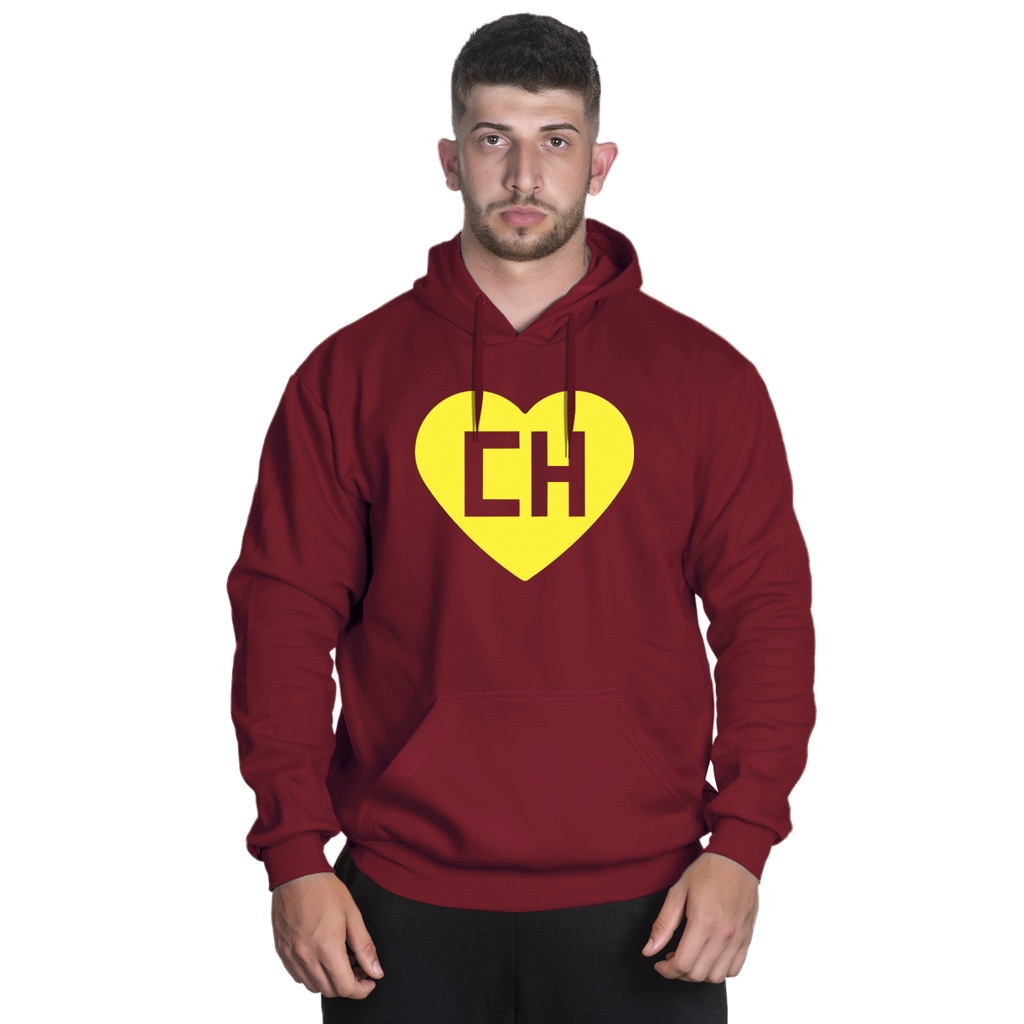 Moletom Agasalho de Frio Personalizado Estampa Chapolin Pronta Entrega em Oferta na Shopee