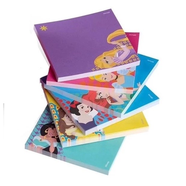 Bloco adesivo  Be Bright be Bold Princesas  76mm x 76mm 50 fls - Maxprint unidade em Oferta na Shopee