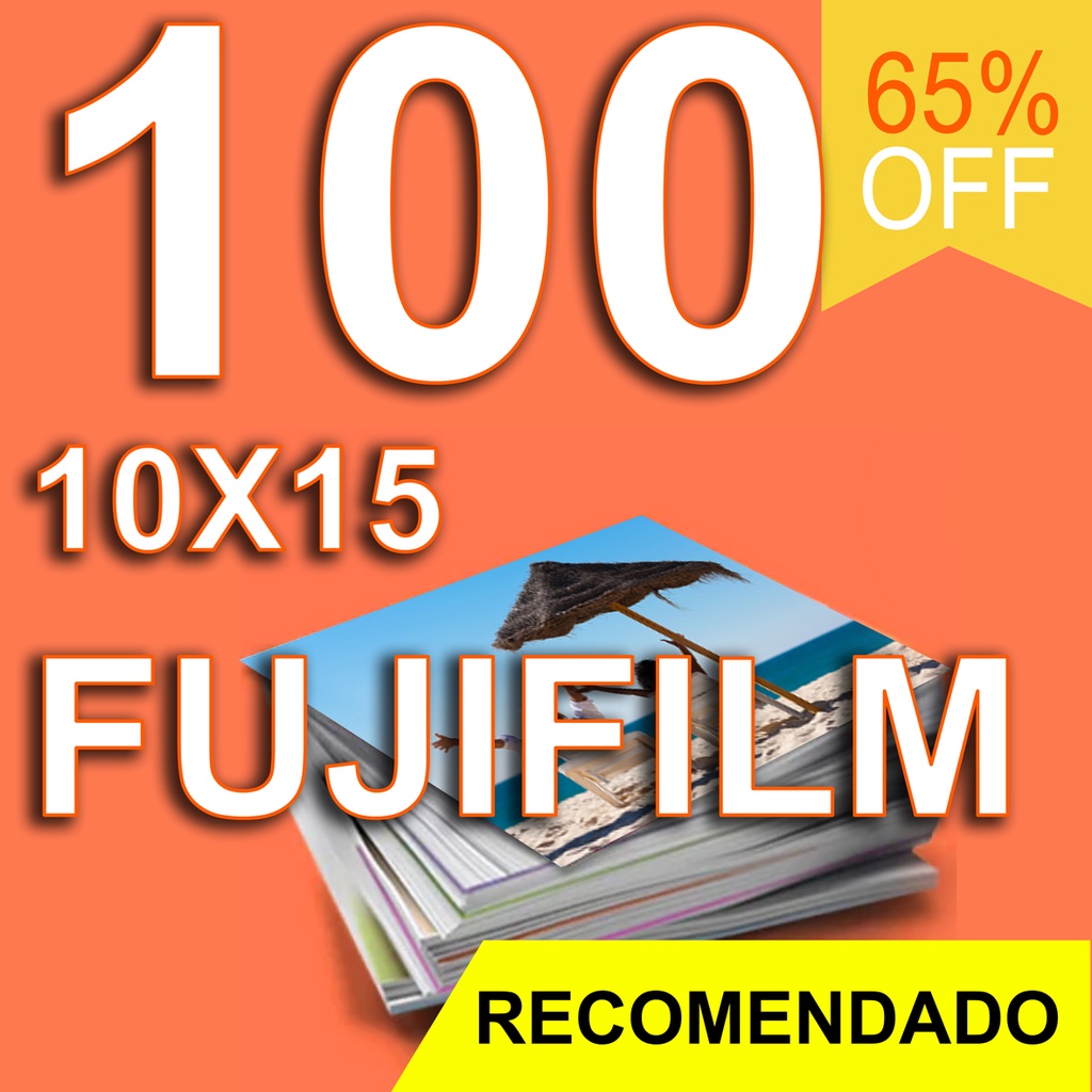 100 10X15 Papel Fotográfico