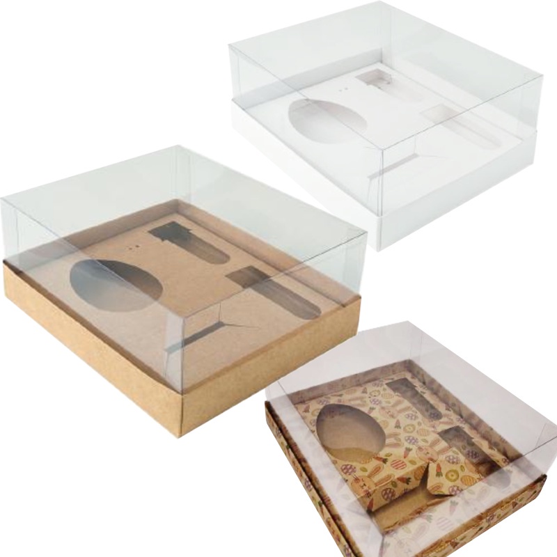 Caixa Kit Confeiteiro 100g a 150g (20,5x17x6,5cm) - 05 - unidades - ASSK - Kafe Embalagens em Oferta na Shopee