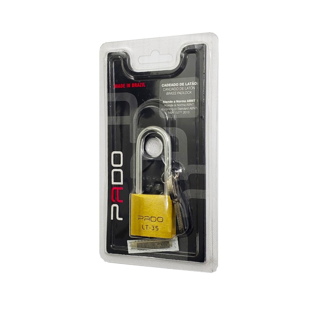 Cadeado 35" Haste Longa (Blister) Pado