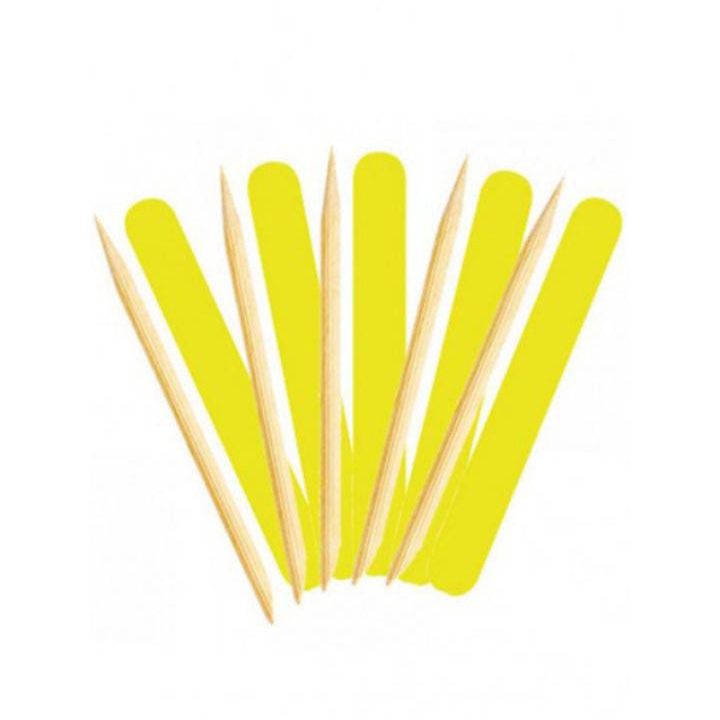 Kit 1 lixa e 1 palito de Madeira 12cm