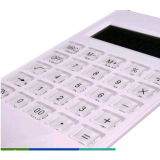HYQ0198 Calculadora De Mesa Ultra Fino Com 12 Dígitos / Tela Grande / Botões De Cristal