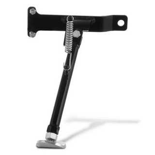 Cavalete Lateral Pro Tork Moto Honda Titan Universal Preto Reforçado Preto Em Aço